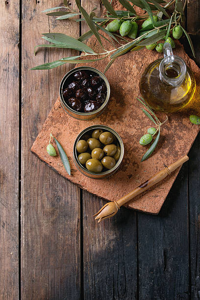 istock Olives with bread and oil 615910366