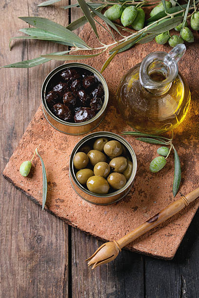 istock Olives with bread and oil 615910538