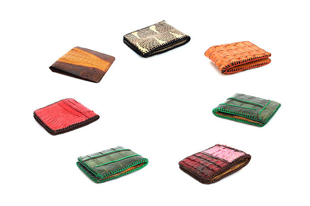 istock Group Wallet Of Leather Skin 615911874
