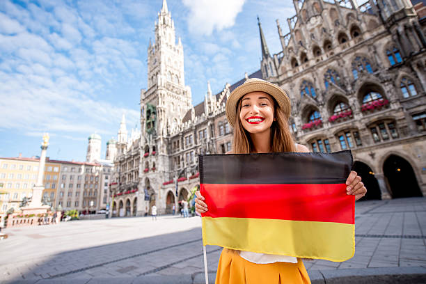 istock Woman traveling in Munich 615912364