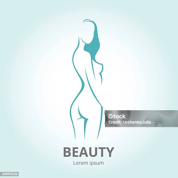 Vector Silhouette A Woman In Profile Logo For Beauty Salon Stock Illustration - Download Image Now