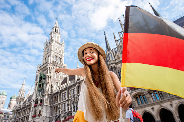 istock Woman traveling in Munich 615912700