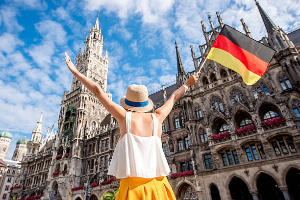 istock Woman traveling in Munich 615912770