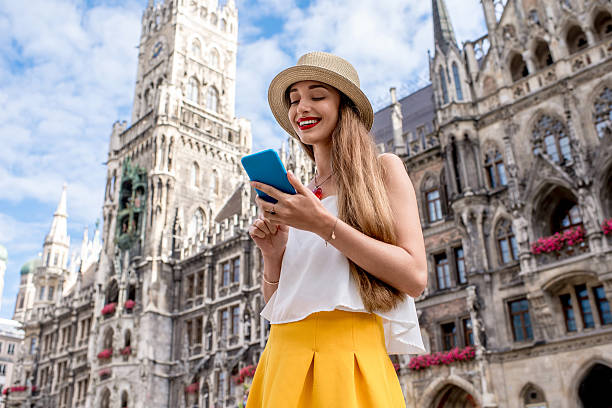 istock Woman traveling in Munich 615912998