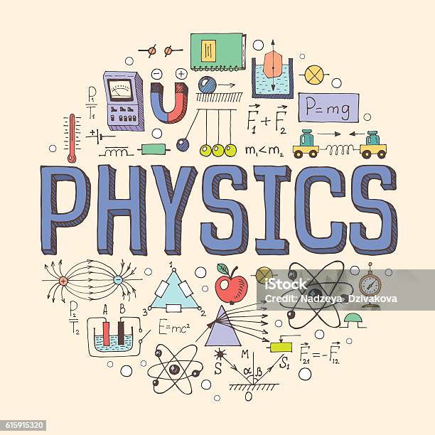 Vetores de Ilustração De Física e mais imagens de Física - Física, Ícone de Computador, Vector