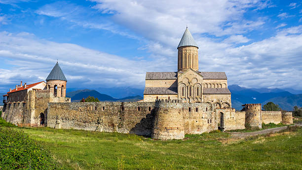 istock Panorama view of Alaverdi Monastery - Georgian Eastern Orthodox 615919068
