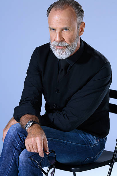 istock Lumbersexual  Bearded  Senior men hipster  portrait 615920114