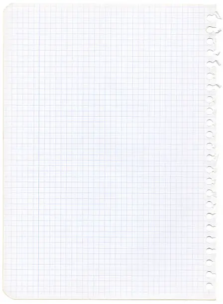 Old graph paper. Very High Resolution scan
