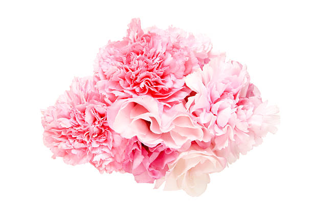 istock Bouquet of eustoma and carnation 615923096
