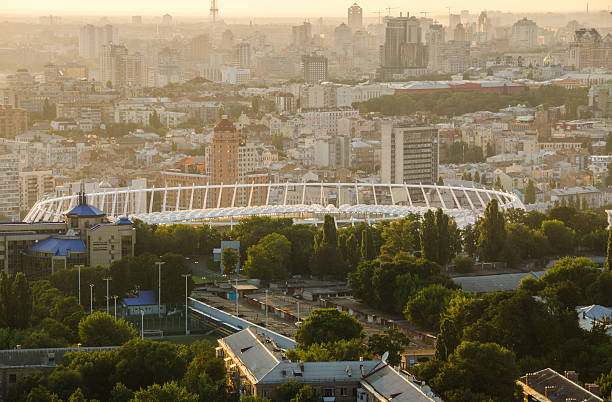 istock Sunset n Kiev, Ukraine 615923658