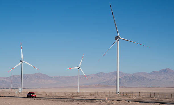 istock Electricity-generating windmill turbines 615927668