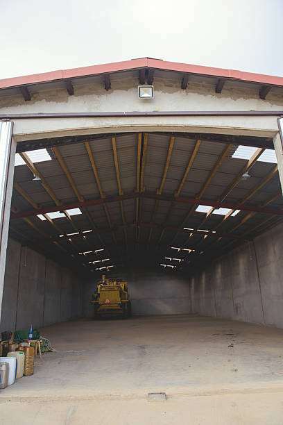 istock combine harvester in the garage 615975300