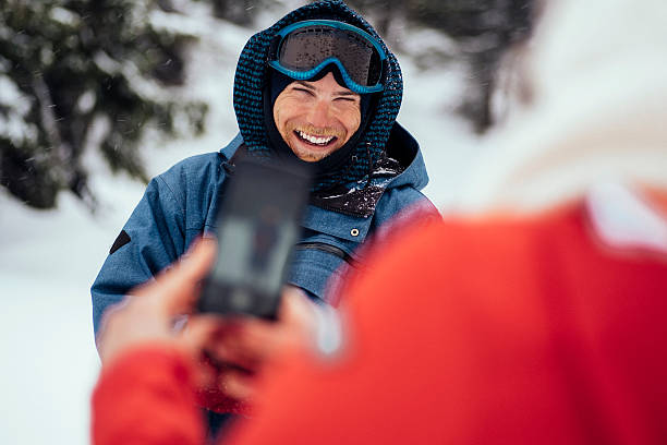 istock Young snowboarder posing for photo 615976046