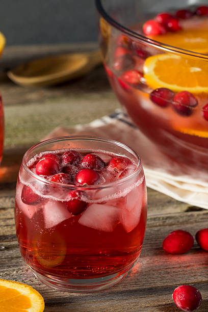 istock Red Cranberry Holiday Punch 615978876