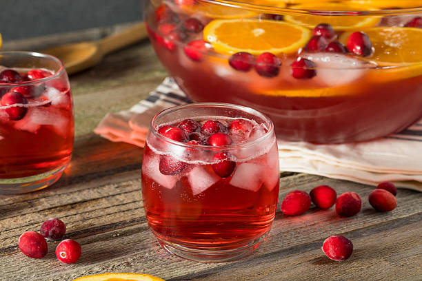istock Red Cranberry Holiday Punch 615979040