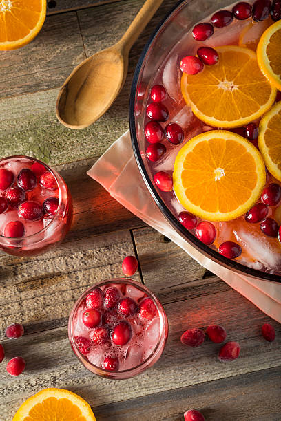 istock Red Cranberry Holiday Punch 615979070