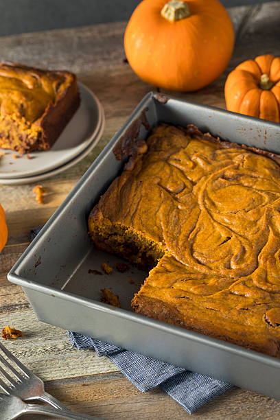 istock Homemade Pumpkin Chocolate Brownies 615979166