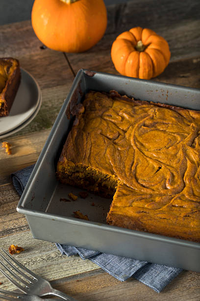 istock Homemade Pumpkin Chocolate Brownies 615979258