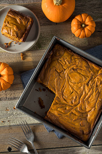 istock Homemade Pumpkin Chocolate Brownies 615979312