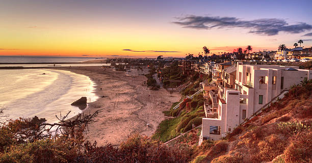 istock Corona Del Mar Beach sunset 615982610