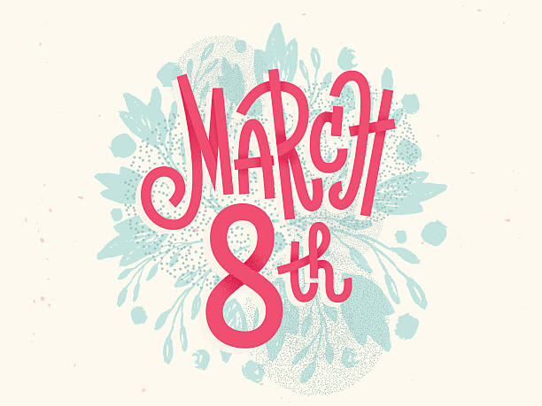 illustrations, cliparts, dessins animés et icônes de joyeux 8 mars, journée internationale de la femme, girly greetin - viiième siècle