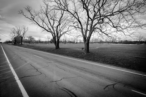 Country road in Upstate New York