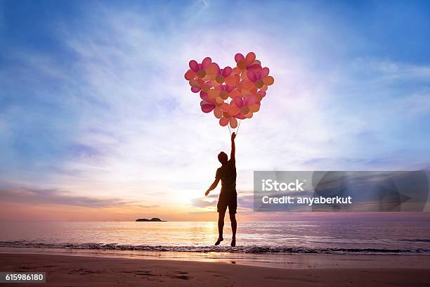 Love Concept Stock Photo - Download Image Now - Love - Emotion, Heart Shape, Balloon