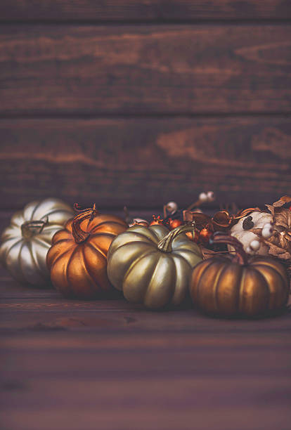 istock Luxurious still life arrangement for Thanksgiving or Halloween. Fall holidays 615990142