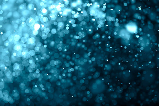 istock abstract blue light Christmas background. Festive elegant abstra 615990506