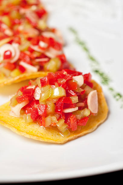 potato chips with vegetables