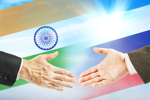 Friendly relations between India and Russia. International policy and diplomacy