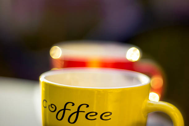 istock Coffee cups in an outdoor cafe 615994884