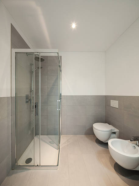istock Modern bathroom of a new apartment 615994970