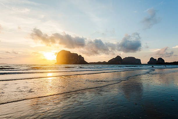 istock Beautiful Sunset at Pak Meng Beach 616004076