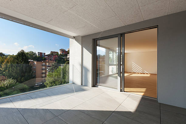 istock terrace of new apartment 616004098