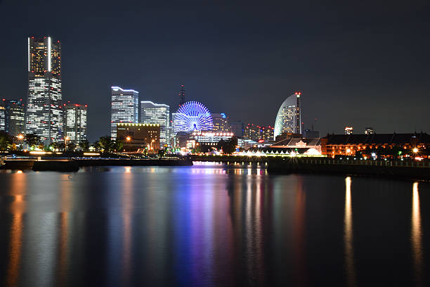istock Cityscape of Yokohama at night. 616005204