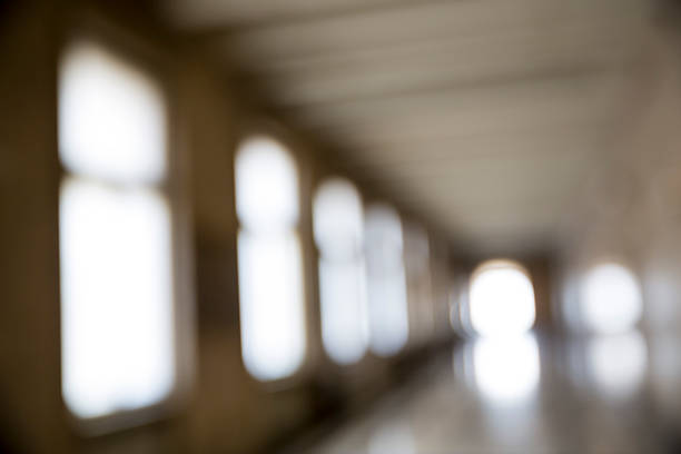 istock Out of focus corridor 616006646