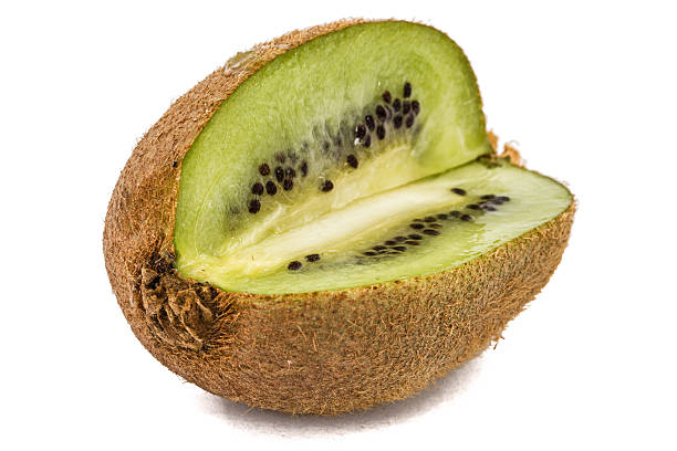 istock Juicy kiwi fruit, isolated on white background 616009822