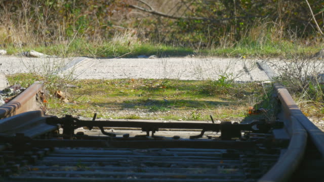 Abandoned railway track