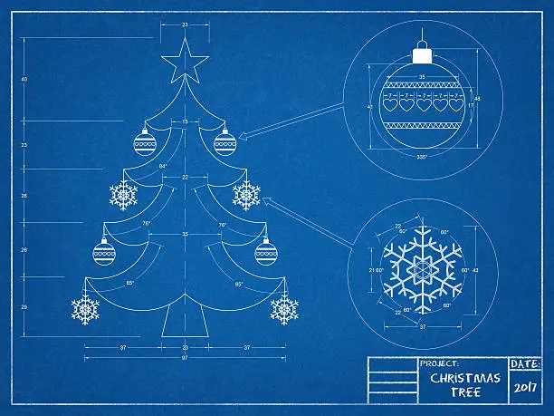Photo of Christmas Tree Blueprint