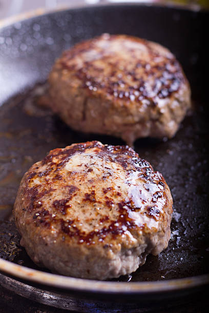 Hamburgers. stock photo