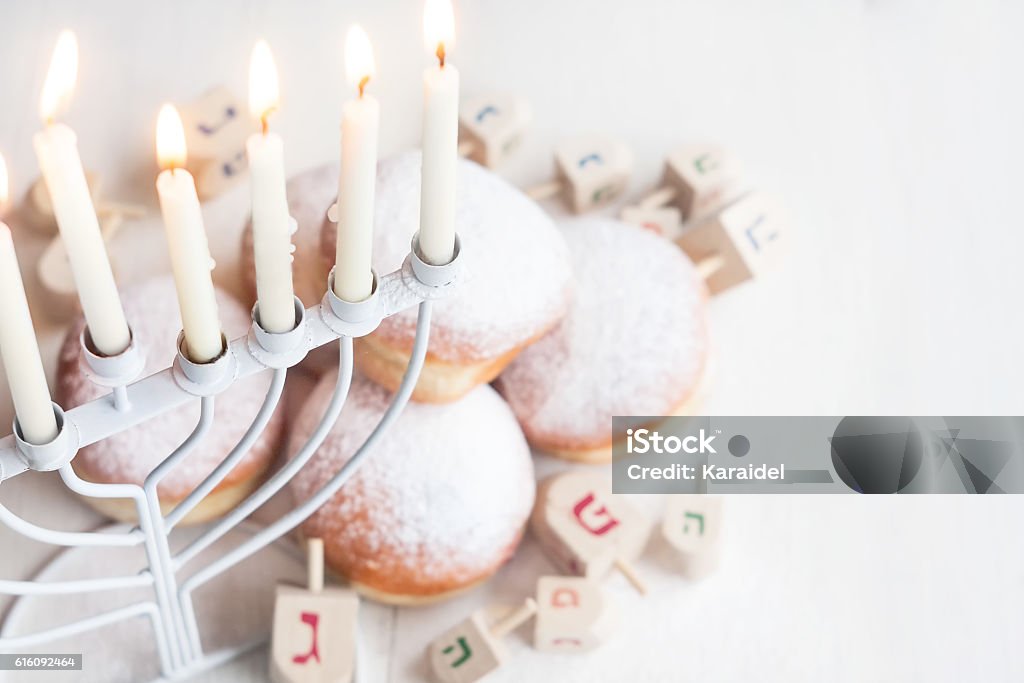 Fête juive Hannukah fond - Photo de Hanoukka libre de droits