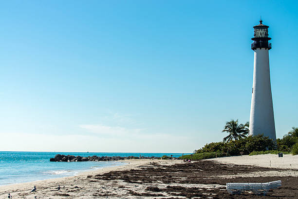 istock Lighthouse at Key Biscayne, Miami, USA 616093400