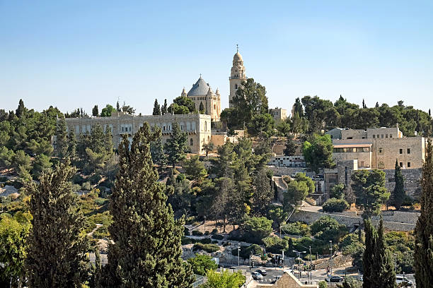 istock Dormishon - Catholic Cathedral of the Assumption in Jerusalem 616093418