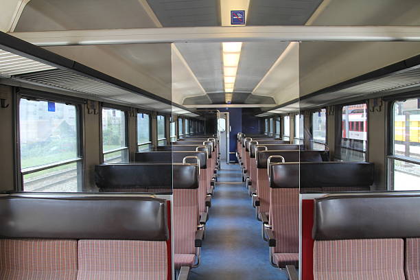 istock The empty carriage of the train 616097754