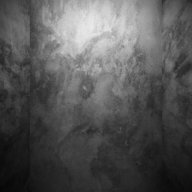 istock Dark empty concrete walls room interior with light. Grunge backg 616103788