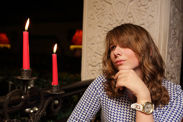 istock Teen with candles 616104068