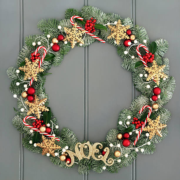 istock Christmas Noel Wreath 616109006