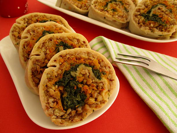 istock Gluten free roulade with buckwheat 616112956