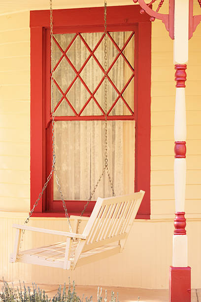 istock Porch Swing Bench Loveseat Decor 616116406